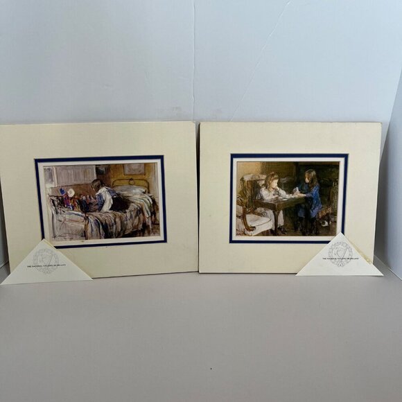 Walter Osborne Art Prints In Triple Bevelled‎ Hand-Cut Mounts - Picture 1 of 7